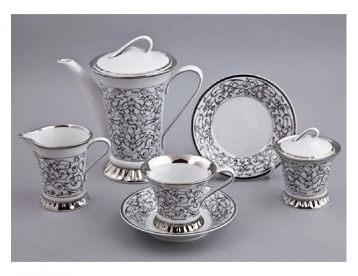Сервиз чайный Rudolf Kampf Византия на 6 персон 15 предметов декор D936