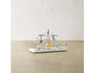 Салфетница Michael Aram Pomegranate Silver&Gold 20 см