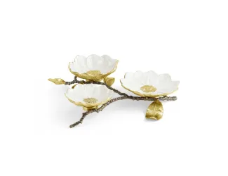 Менажница Michael Aram Vintage Bloom 3 секции 33х27 см