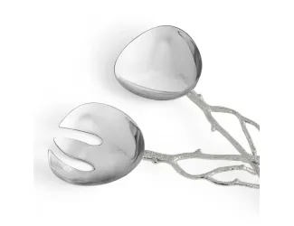 Набор сервировочный Michael Aram "Pomegranate Silver" 2 предмета 30 см