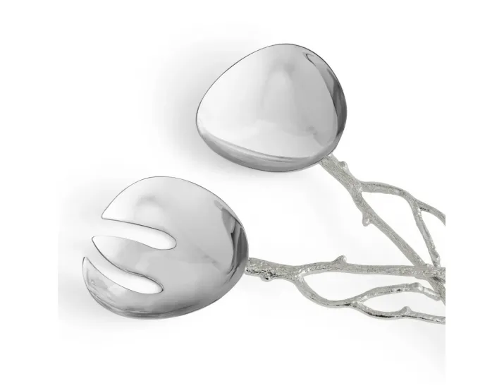 Набор сервировочный Michael Aram "Pomegranate Silver" 2 предмета 30 см