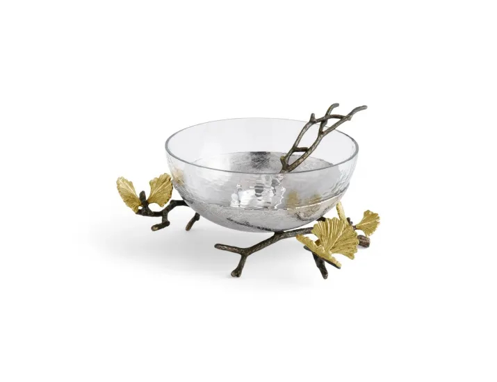 Чаша с ложкой Michael Aram Butterfly Ginkgo 15 см