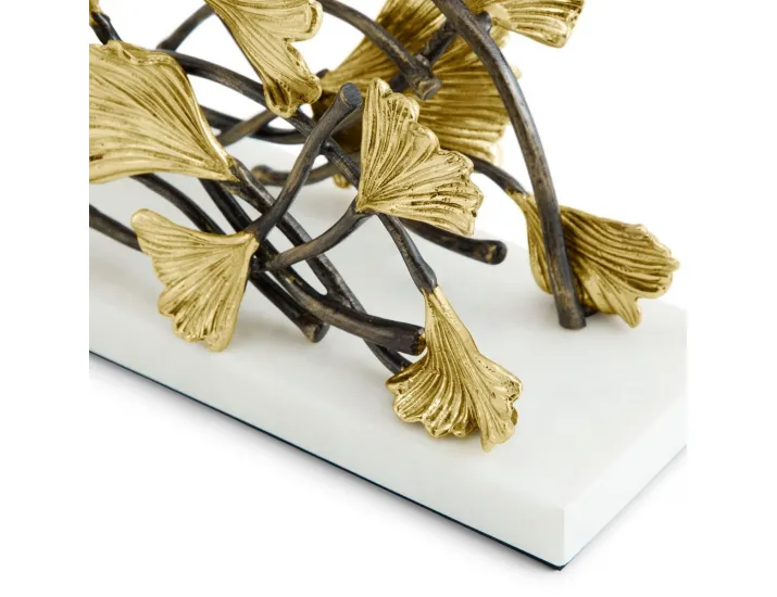 Салфетница Michael Aram Golden Ginkgo 18 см