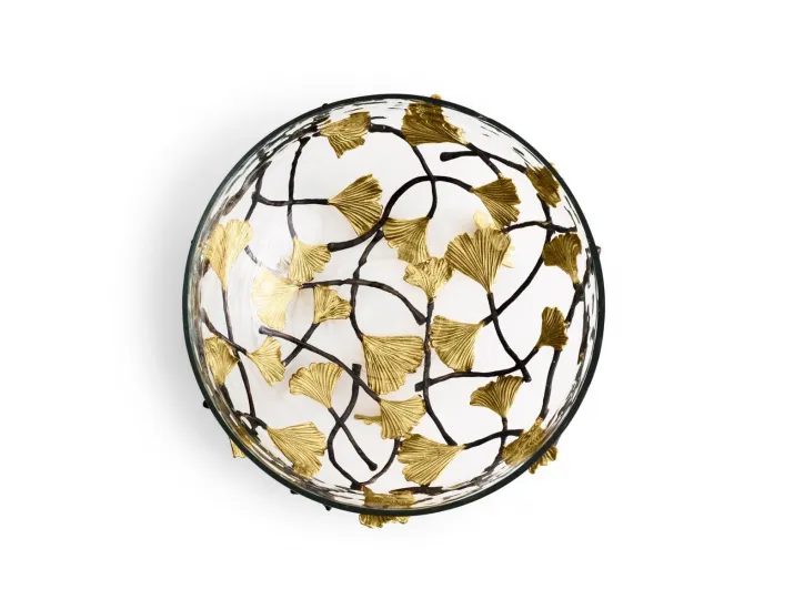 Салатник Michael Aram Golden Ginkgo 28 см