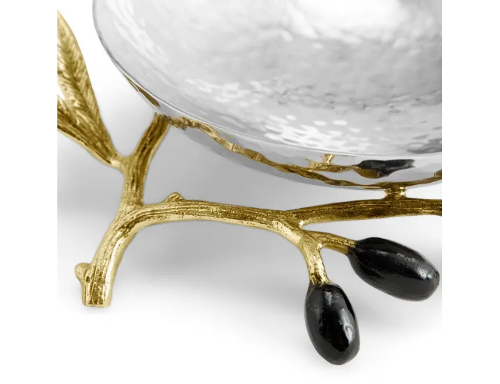 Салатник на ножке Michael Aram Olive Branch 11 см