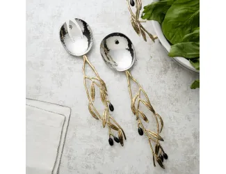 Набор сервировочный Michael Aram Olive Branch 2 предмета 29 см