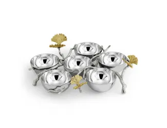 Менажница Michael Aram Butterfly Ginkgo 5 секций 25х25 см