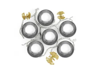 Менажница Michael Aram Butterfly Ginkgo 5 секций 25х25 см