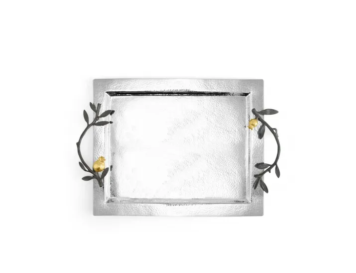 Поднос Michael Aram Pomegranate прямоугольный 48х31см