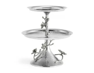 Этажерка Michael Aram White Orchid двухъярусная 23 см