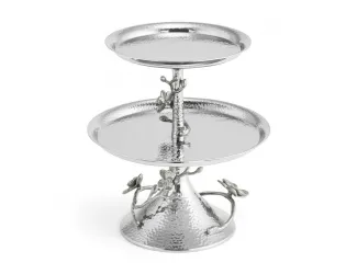 Этажерка Michael Aram White Orchid двухъярусная 23 см