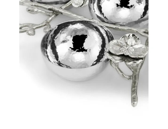 Менажница Michael Aram White Orchid 6 секций 29х26 см