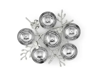 Менажница Michael Aram White Orchid 6 секций 29х26 см