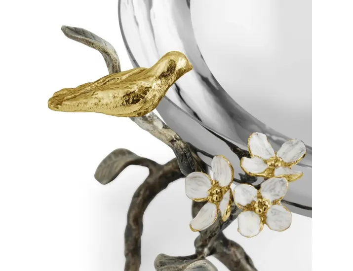 Ваза для конфет на ножке Michael Aram Lovebirds 23 см