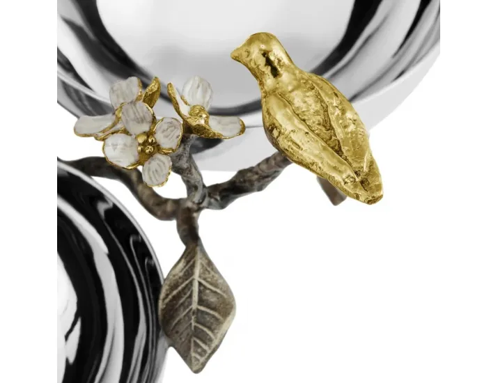 Менажница Michael Aram Lovebirds 2 секции 24х21 см