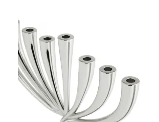 Подсвечник Michael Aram Twist 27 см серебро