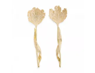 Набор сервировочный Michael Aram Tulip 2 предмета 34 см