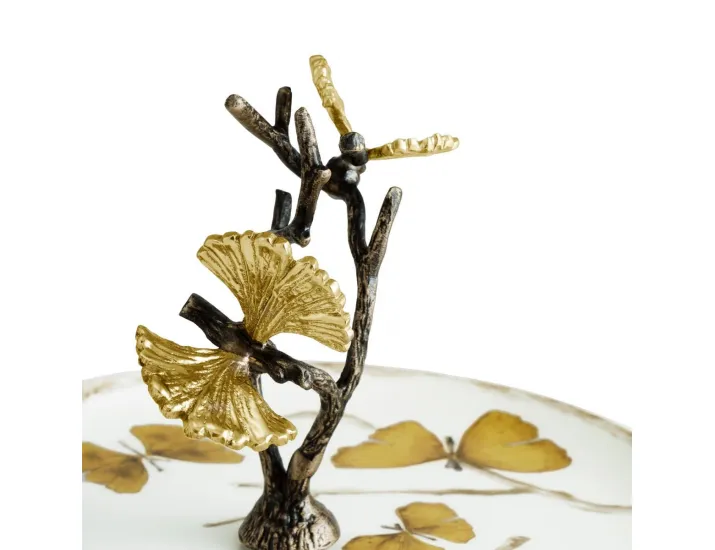 Этажерка Michael Aram Butterfly Ginkgo двухъярусная 28 см
