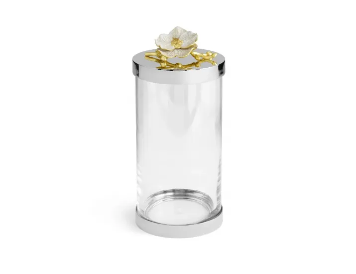 Банка для сыпучих продуктов средняя Michael Aram Белая орхидея 29см 2,8л