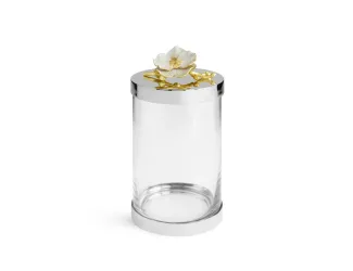 Банка для сыпучих продуктов средняя Michael Aram Белая орхидея 25см