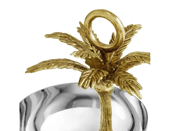 Менажница Michael Aram Palm 3 секции 23х23 см