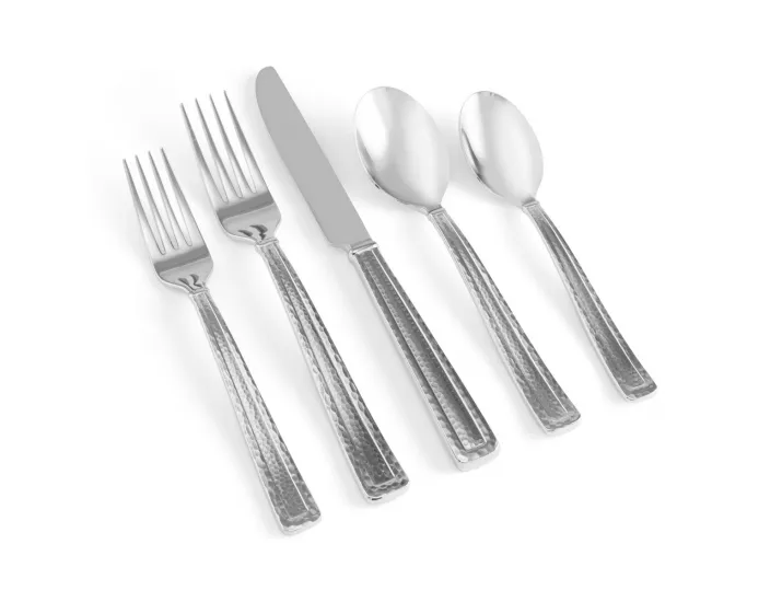 Набор столовых приборов Michael Aram Hammertone на 1 персону 5 предметов