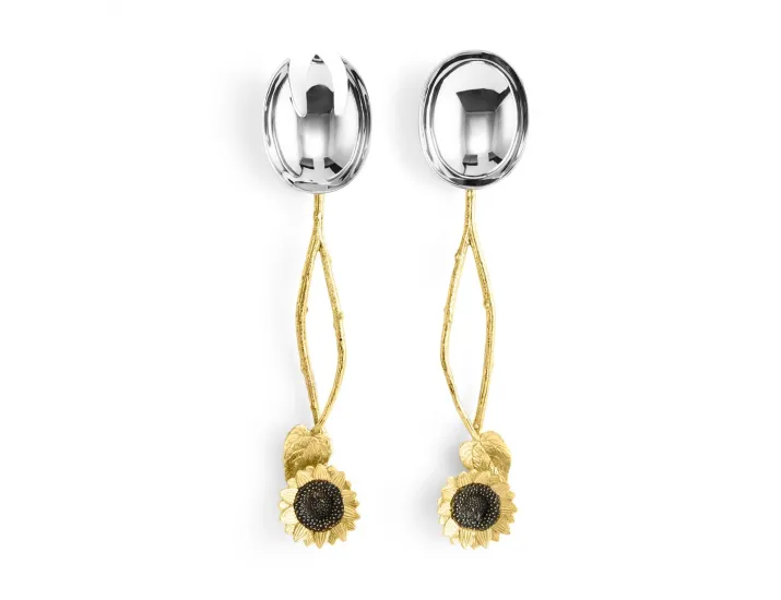 Набор сервировочный Michael Aram Sunflower 2 предмета 29,5 см