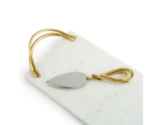 Доска для сыра с ножом Michael Aram Calla Lily 43х15 см