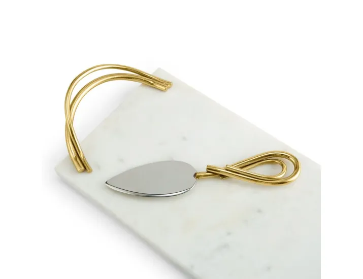 Доска для сыра с ножом Michael Aram Calla Lily 43х15 см