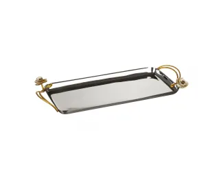 Поднос Michael Aram Anemone прямоугольный 45х20 см