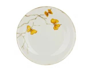 Тарелка Michael Aram Butterfly Ginkgo Gold 28 см
