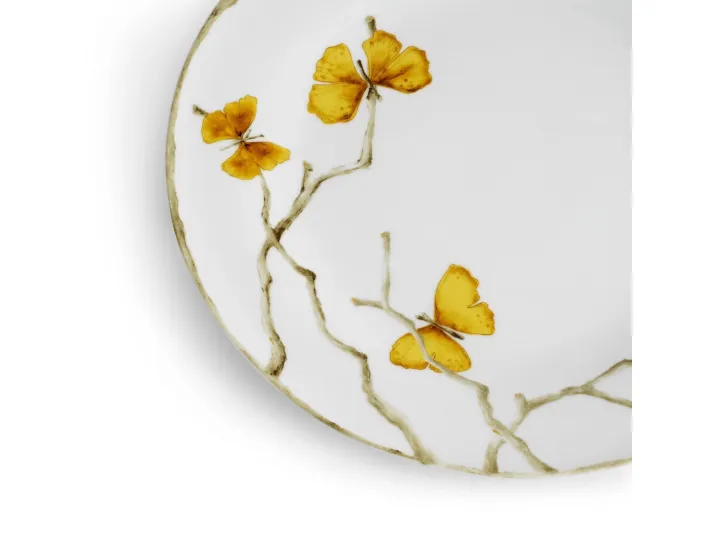 Тарелка Michael Aram Butterfly Ginkgo Gold 28 см