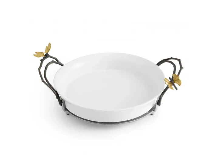 Блюдо Michael Aram Butterfly Ginkgo круглое 27 см