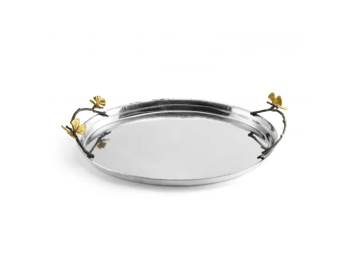Поднос Michael Aram Butterfly Ginkgo овальный 50х34 см