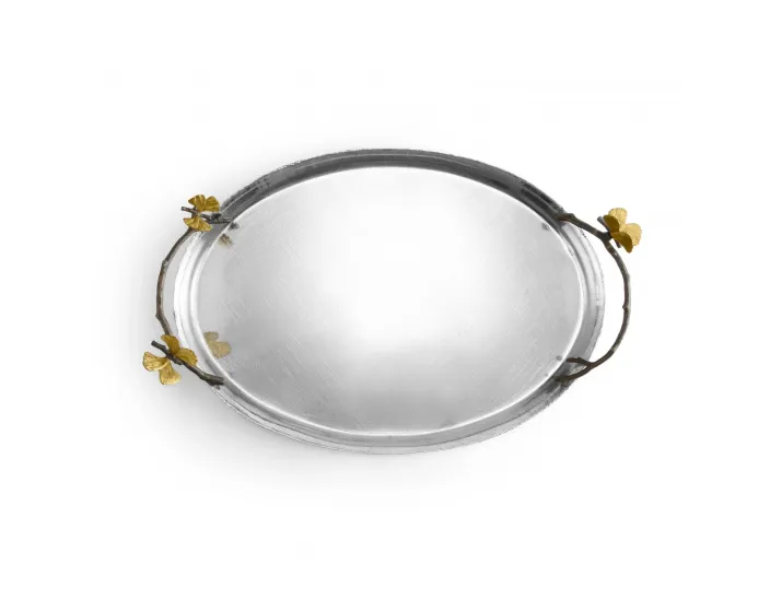 Поднос Michael Aram Butterfly Ginkgo овальный 50х34 см