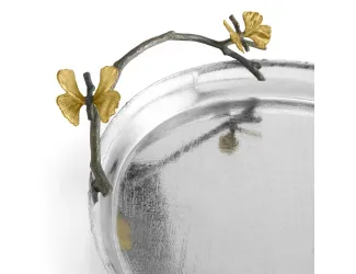 Поднос Michael Aram Butterfly Ginkgo овальный 50х34 см