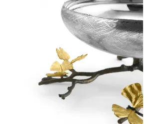 Ваза для фруктов на ножке Michael Aram Butterfly Ginkgo 59х47 см