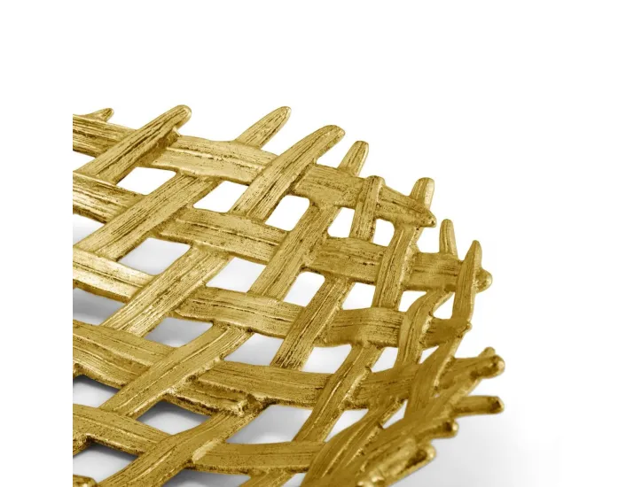 Ваза для фруктов Michael Aram Palm круглая 42 см