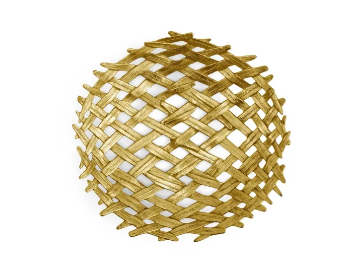 Ваза для фруктов Michael Aram Palm круглая 42 см