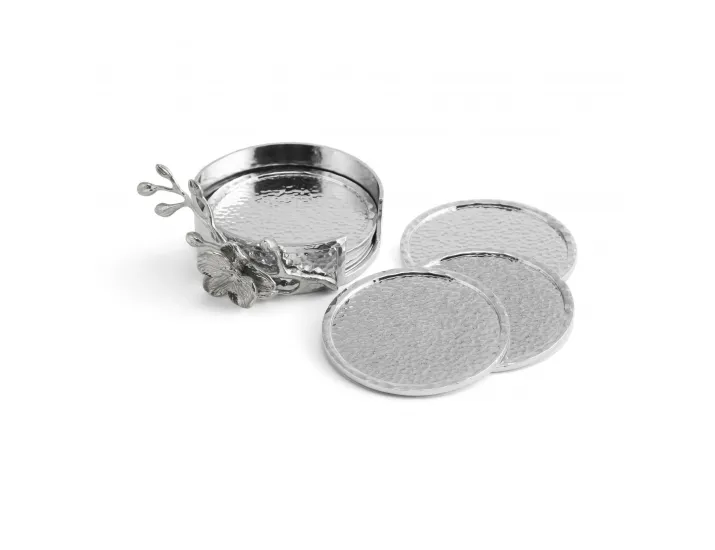 Набор подставок для напитков Michael Aram White Orchid на 6 персон 7 предметов