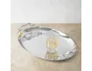 Поднос Michael Aram Pomegranate Silver овальный 44х33 см