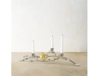 Подсвечник Michael Aram Pomegranate Silver 13 см