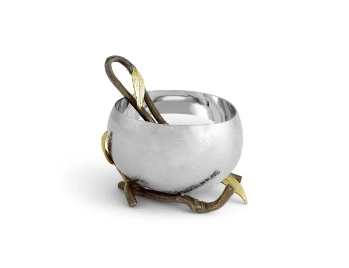 Чаша с ложкой Michael Aram Zen Garden 8 см 250 мл