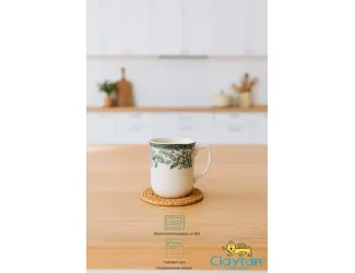 Кружка 340 мл Claytan Diana Rose Jade green 9911
