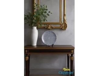 Тарелка обеденная 27 см Singapore blue Claytan 1703