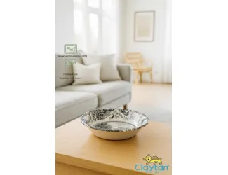Салатник большой 23,7 см Claytan Rome grey 0404