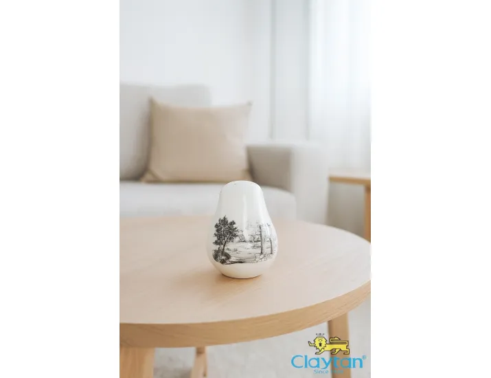 Солонка 6 см Claytan Rome grey 0404