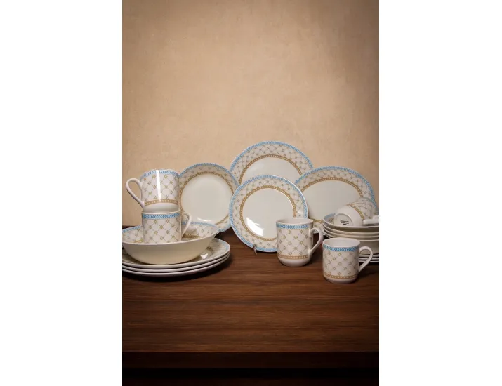 Сервиз столовый на 4 персоны 19 предметов Claytan Tealstar 2313