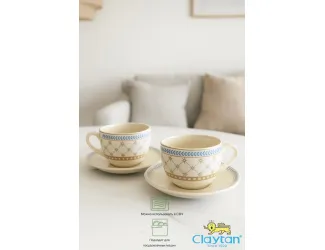 Набор из двух чайных пар 4 предмета Claytan Tealstar 2313