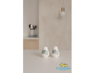 Набор для специй 2 предмета Claytan Diana Rose Jade green 9911
